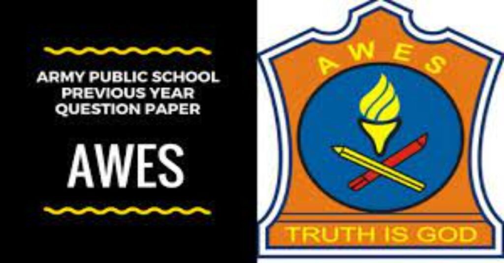 AWES Army Public School Previous Year Papers
