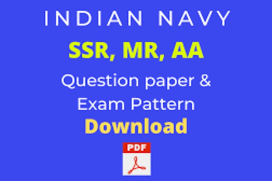 Indian Navy SSR, AA Question Paper