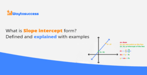 What is slope intercept form