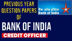 Bank of India PO Previous year Papers Download