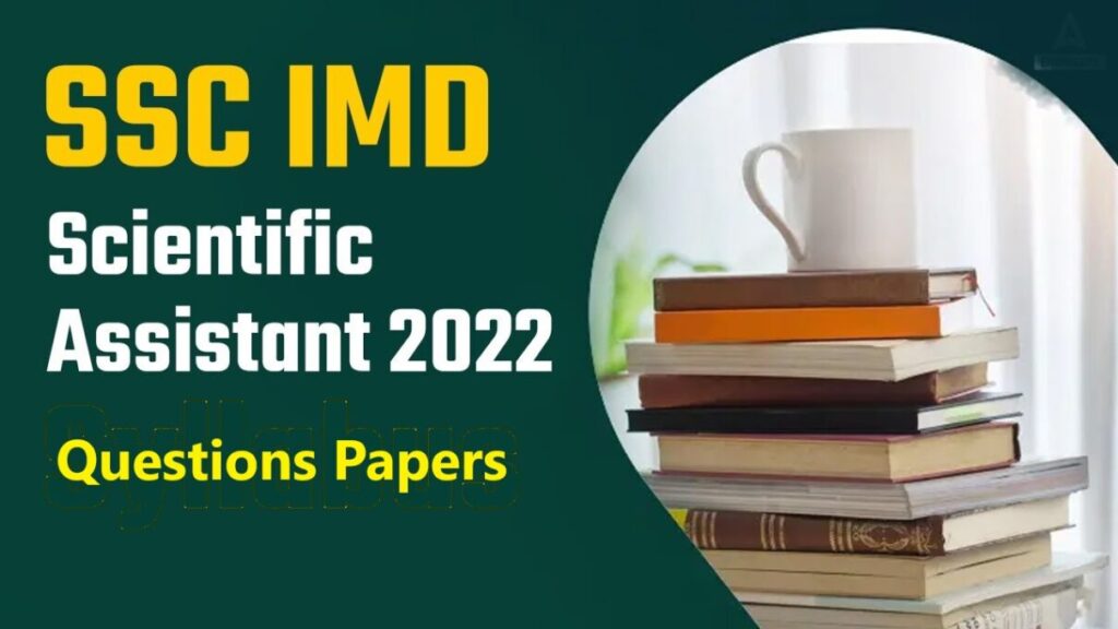 SSC imd Scientific Assistant Previous Year Question Paper