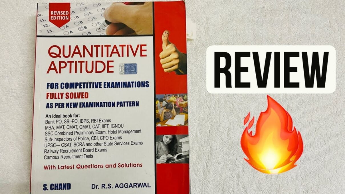 RS Aggarwal Quantitative Aptitude book pdf